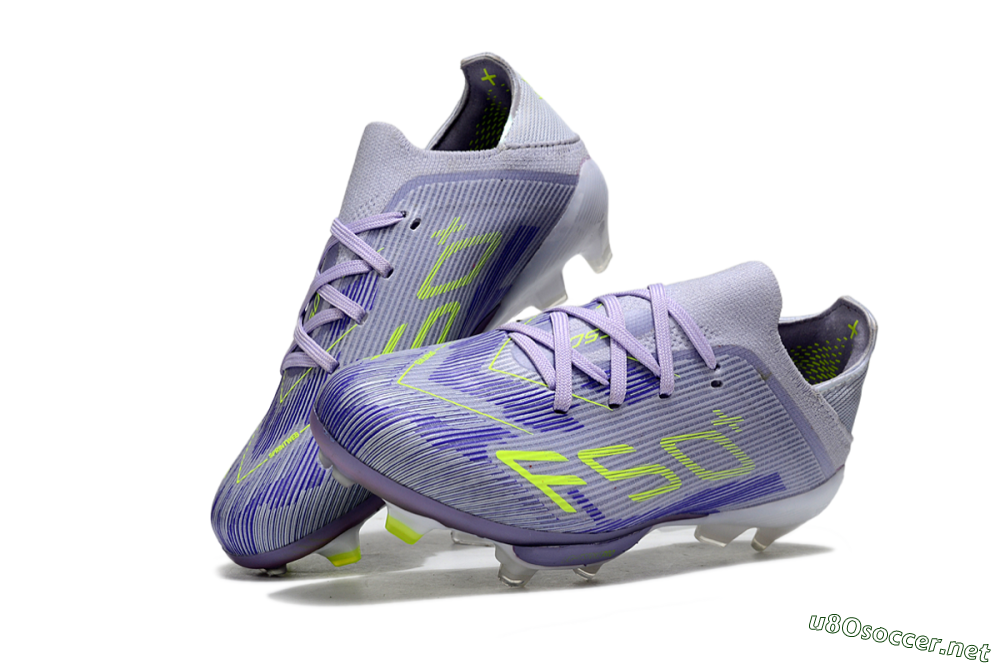 Kids Adidas F50 Elite Lightstrike Pro FG Football Boots - Purple/Electric Yellow/Violet Gradient 0