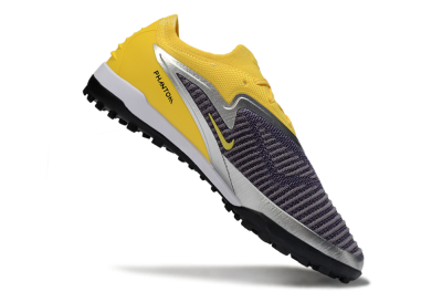 Men's Nike Phantom 6 Low Elite TF Football Shoes - Yellow/Sunshine Yellow/Graphite Gray