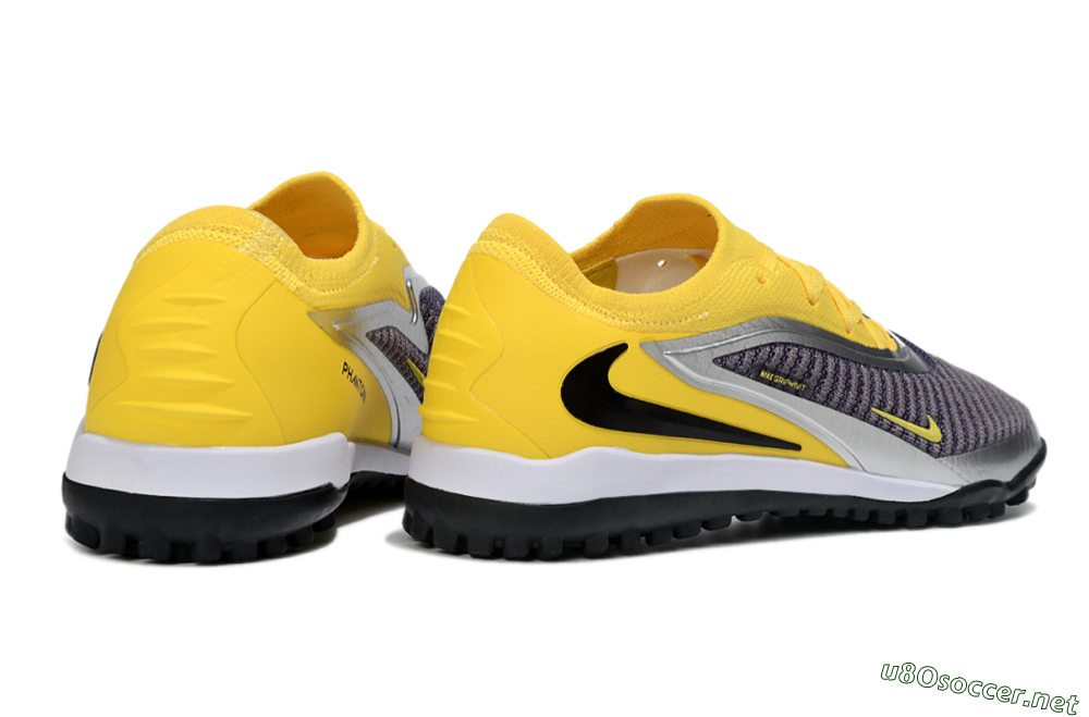 Men's Nike Phantom 6 Low Elite TF Football Shoes - Yellow/Sunshine Yellow/Graphite Gray 6