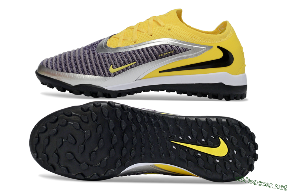 Men's Nike Phantom 6 Low Elite TF Football Shoes - Yellow/Sunshine Yellow/Graphite Gray 1