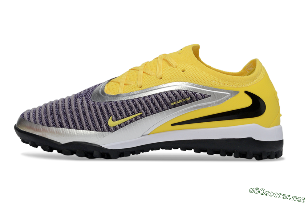 Men's Nike Phantom 6 Low Elite TF Football Shoes - Yellow/Sunshine Yellow/Graphite Gray 0