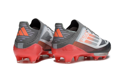 Kids Adidas F50 Elite Lightstrike Pro FG Football Boots - Gray/Electric Pink/Deep Purple