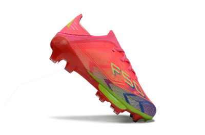 Kids Adidas F50 Elite Lightstrike Pro FG Football Boots - Pink/Neon Green/Flash Red