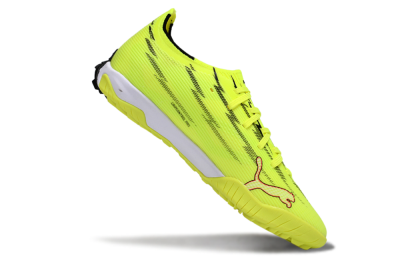 Men's Puma Ultra Ultimate TF Football Shoes - Yellow/Electric Yellow/Crimson Blaze