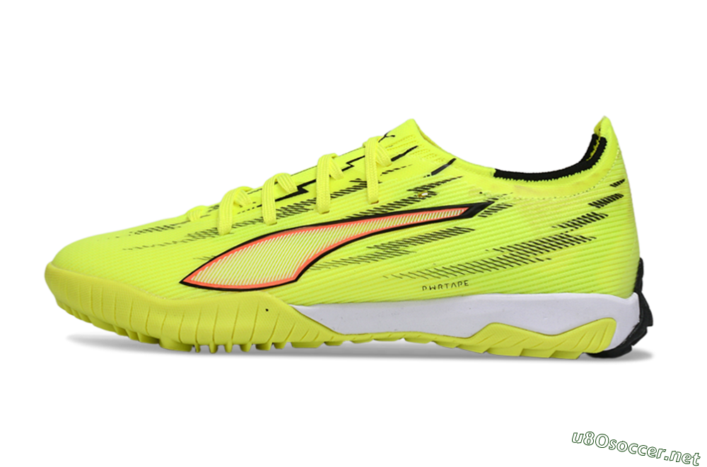 Men's Puma Ultra Ultimate TF Football Shoes - Yellow/Electric Yellow/Crimson Blaze 0