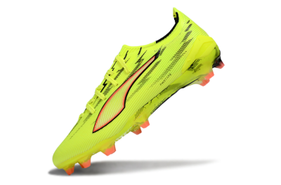 Men's Puma Ultra Ultimate FG Football Boots - Yellow/Bright Lime/Neon Pink