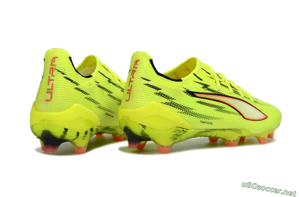 Men's Puma Ultra Ultimate FG Football Boots - Yellow/Bright Lime/Neon Pink 6