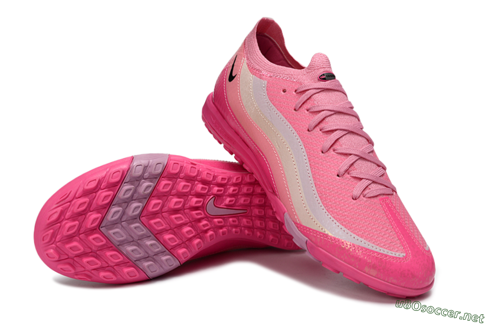 Unisex Nike Air Zoom Mercurial Vapor 16 Elite TF Football Shoes - Pink/Vibrant Pink/Soft Coral 3