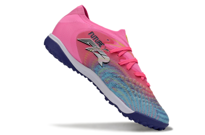 Men's Puma Future 8 Ultimate TF Football Shoes - Pink/Electric Pink/Dark Blue