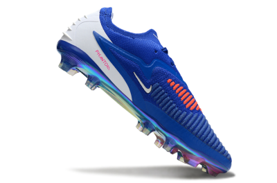 Unisex Nike Phantom 6 Low Elite FG Football Boots - Blue/Electric Blue/Neon Pink