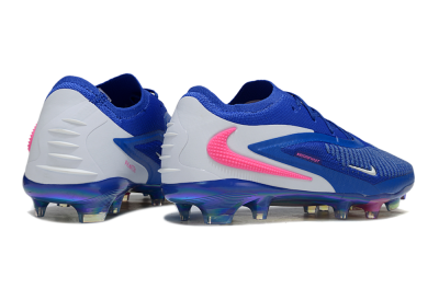 Unisex Nike Phantom 6 Low Elite FG Football Boots - Blue/Electric Blue/Neon Pink