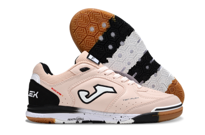 Men's Joma Top Flex IC Football Shoes - Pink/Peach Mist/Classic Black