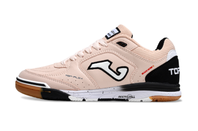 Men's Joma Top Flex IC Football Shoes - Pink/Peach Mist/Classic Black