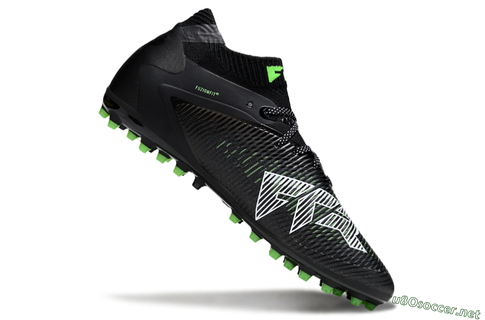 Men's Puma Future 8 Ultimate MG Football Boots - Black/Neon Green/Electric Green 4