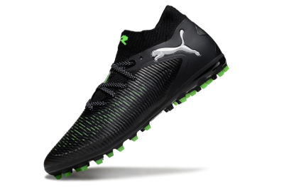 Men's Puma Future 8 Ultimate MG Football Boots - Black/Neon Green/Electric Green
