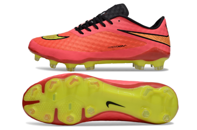 Men's Nike Hypervenom Phantom FG Football Boots - Pink/Electric Pink/Neon Yellow