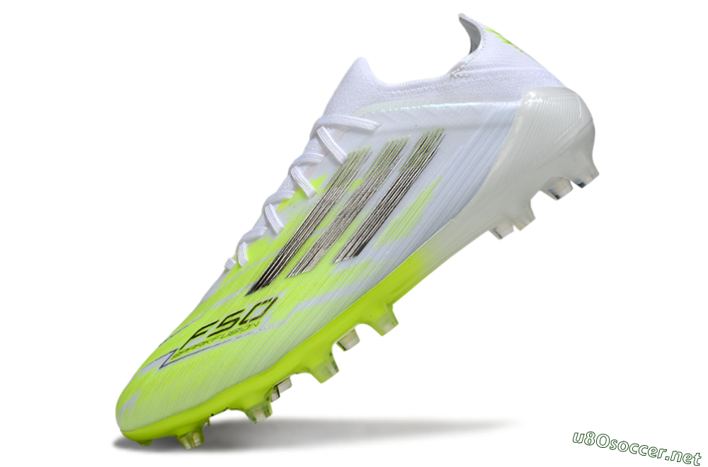 Men's Adidas F50 Pro FG Football Boots - Yellow/Lime Green/White 5