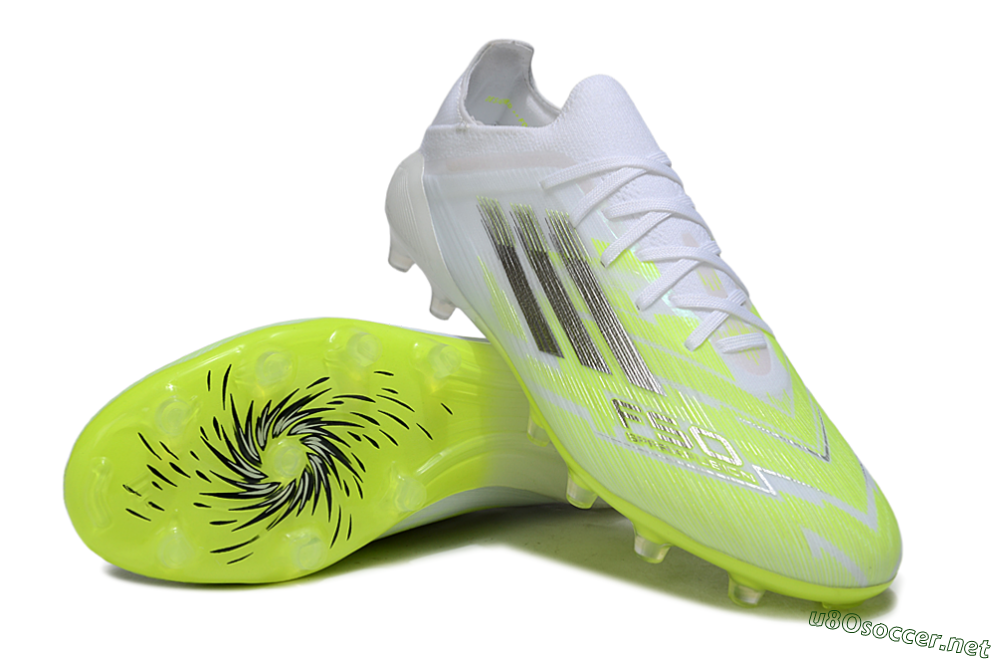 Men's Adidas F50 Pro FG Football Boots - Yellow/Lime Green/White 3