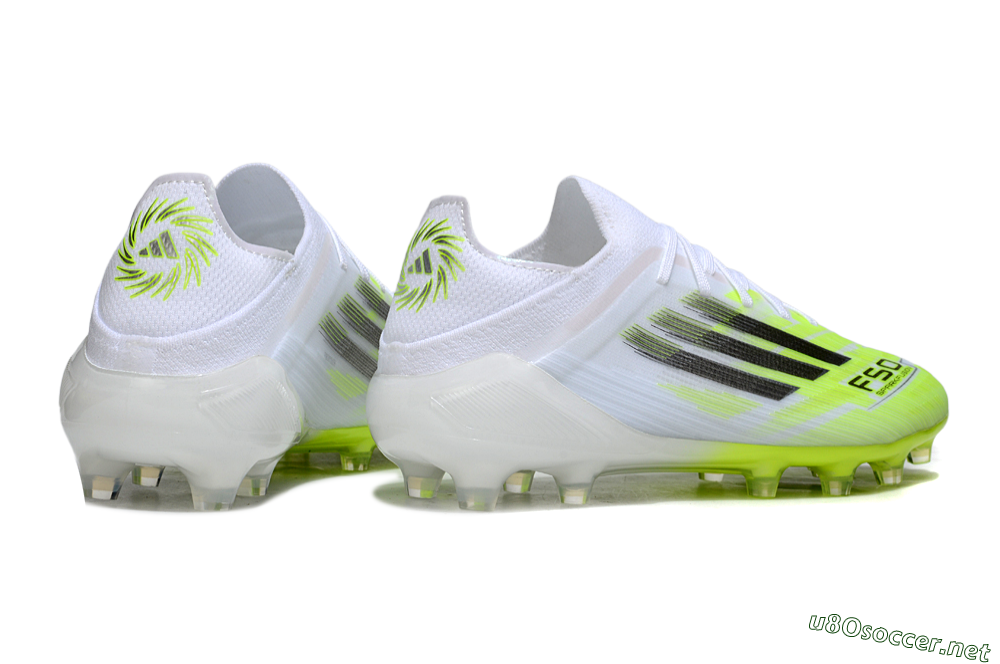 Men's Adidas F50 Pro FG Football Boots - Yellow/Lime Green/White 6