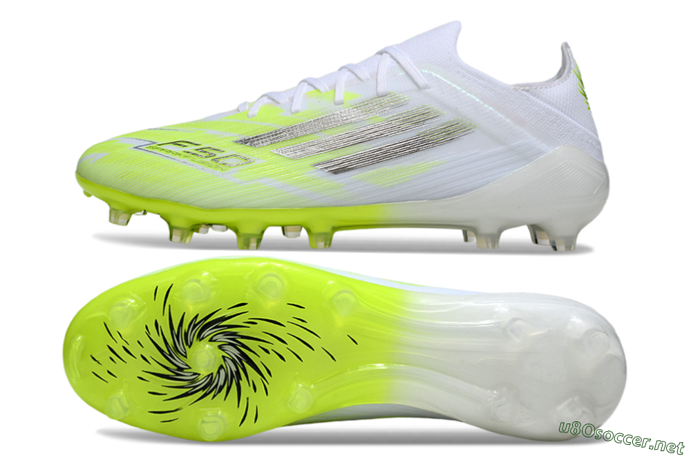Men's Adidas F50 Pro FG Football Boots - Yellow/Lime Green/White 1