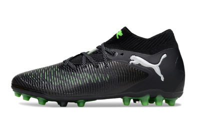 Men's Puma Future 8 Ultimate MG Football Boots - Black/Neon Green/Anthracite
