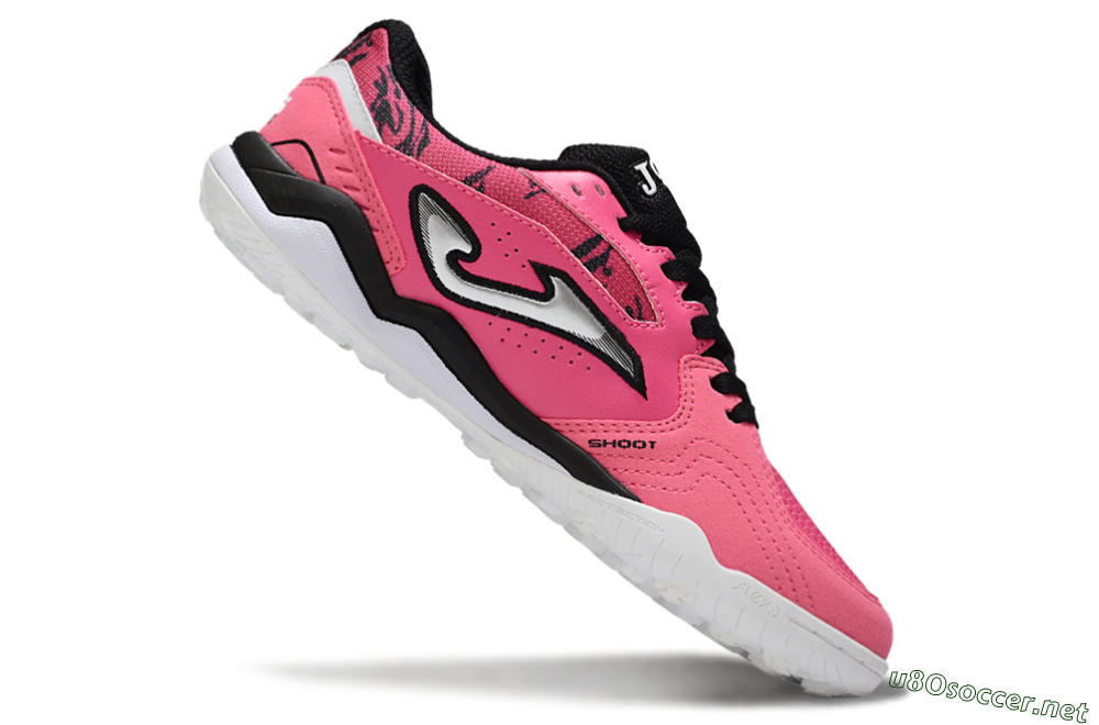 Men's Joma Top Flex TF Football Shoes - Pink/Hot Pink/Black 4