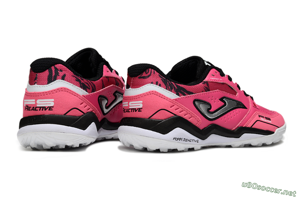 Men's Joma Top Flex TF Football Shoes - Pink/Hot Pink/Black 6