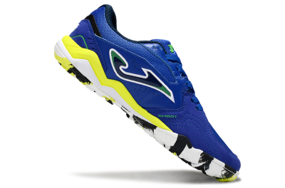 Men's Joma Top Flex IC Football Shoes - Blue/Vibrant Yellow/Electric Green