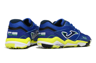 Men's Joma Top Flex IC Football Shoes - Blue/Vibrant Yellow/Electric Green