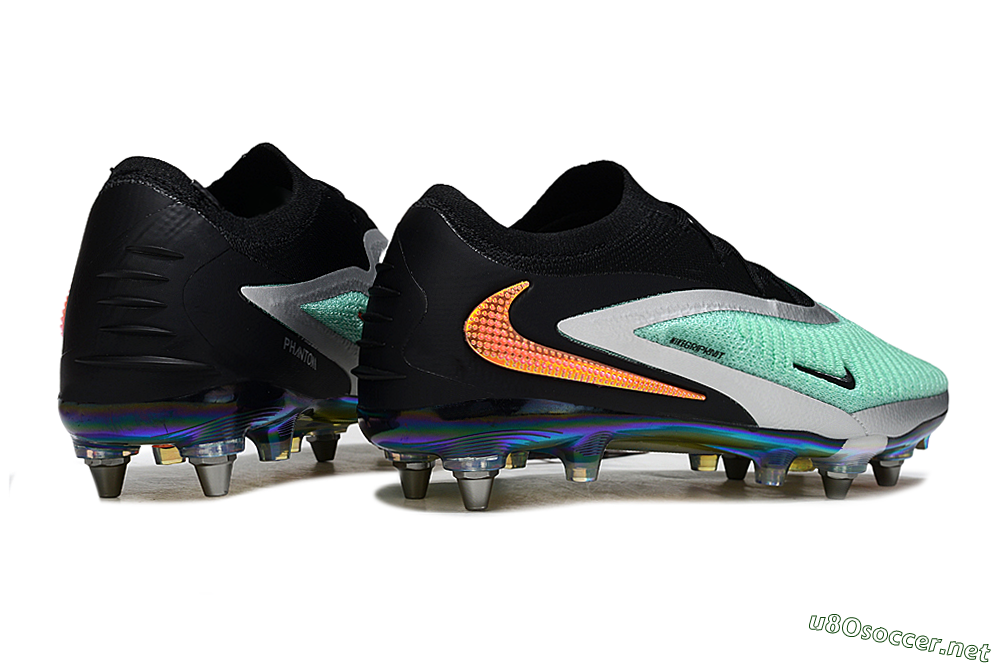 Unisex Nike Phantom 6 Low Elite SG Football Boots - Green/Mint Green/Shimmering Black 6