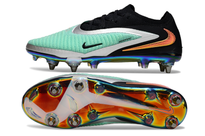 Unisex Nike Phantom 6 Low Elite SG Football Boots - Green/Mint Green/Shimmering Black