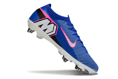 Men's Nike Air Zoom Mercurial Vapor 16 Elite SG Football Boots - Blue/Vibrant Blue/Fresh Pink