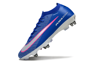 Men's Nike Air Zoom Mercurial Vapor 16 Elite SG Football Boots - Blue/Vibrant Blue/Fresh Pink