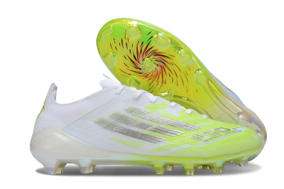 Men's Adidas F50 Pro FG Football Boots - Yellow/Bright Lime/White