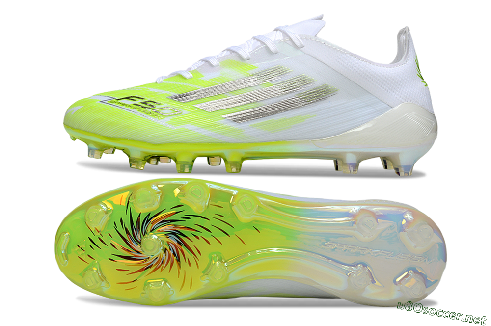 Men's Adidas F50 Pro FG Football Boots - Yellow/Bright Lime/White 1