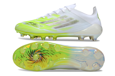 Men's Adidas F50 Pro FG Football Boots - Yellow/Bright Lime/White