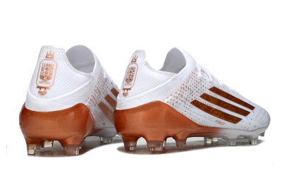 Men's Adidas F50 Pro FG Football Boots - White/Metallic Copper/Solar Red