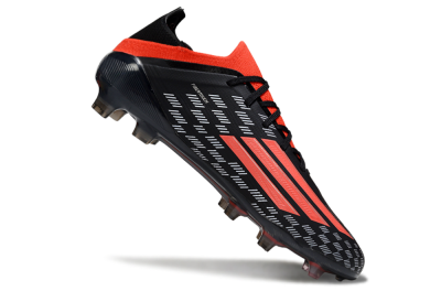Men's Adidas F50 Pro FG Football Boots - Black/Vibrant Red/Stealth Black