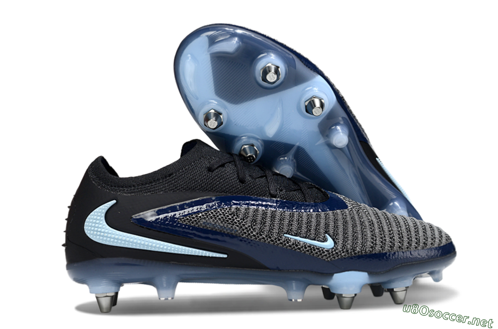 Unisex Nike Phantom 6 Low Elite SG Football Boots - Blue/Navy Blue/Icy Blue 2