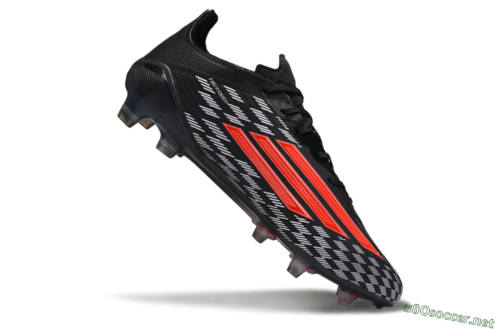 Men's Adidas F50 Pro FG Football Boots - Black/Bright Red/White 4