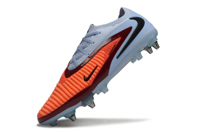 Unisex Nike Phantom 6 Low Elite SG Football Boots - Orange/Crimson Red/Sky Blue