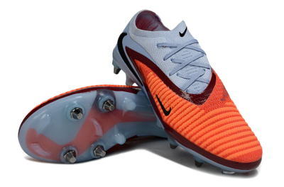 Unisex Nike Phantom 6 Low Elite SG Football Boots - Orange/Crimson Red/Sky Blue