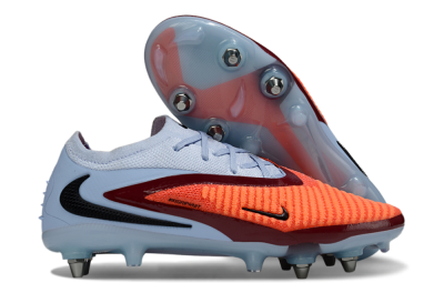 Unisex Nike Phantom 6 Low Elite SG Football Boots - Orange/Crimson Red/Sky Blue