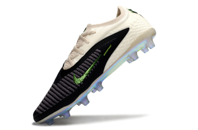 Unisex Nike Phantom 6 Low Elite AG Football Boots - Black/Green Glint/White Frost
