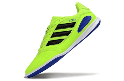 Men's Adidas Top Sala IC Football Shoes - Green/Bright Green/Deep Blue