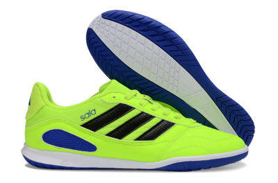 Men's Adidas Top Sala IC Football Shoes - Green/Bright Green/Deep Blue