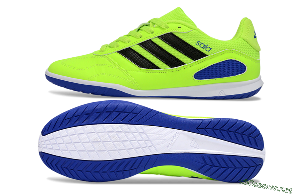 Men's Adidas Top Sala IC Football Shoes - Green/Bright Green/Deep Blue 1