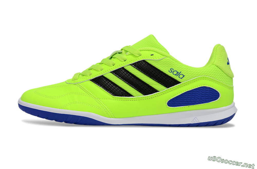 Men's Adidas Top Sala IC Football Shoes - Green/Bright Green/Deep Blue 0