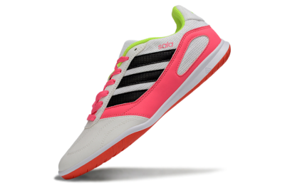 Men's Adidas Top Sala IC Football Shoes - White/Neon Pink/Black