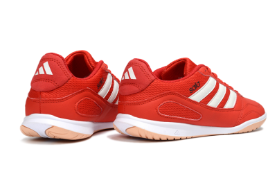 Men's Adidas Top Sala IC Football Shoes - Red/Fiery Red/Soft Coral